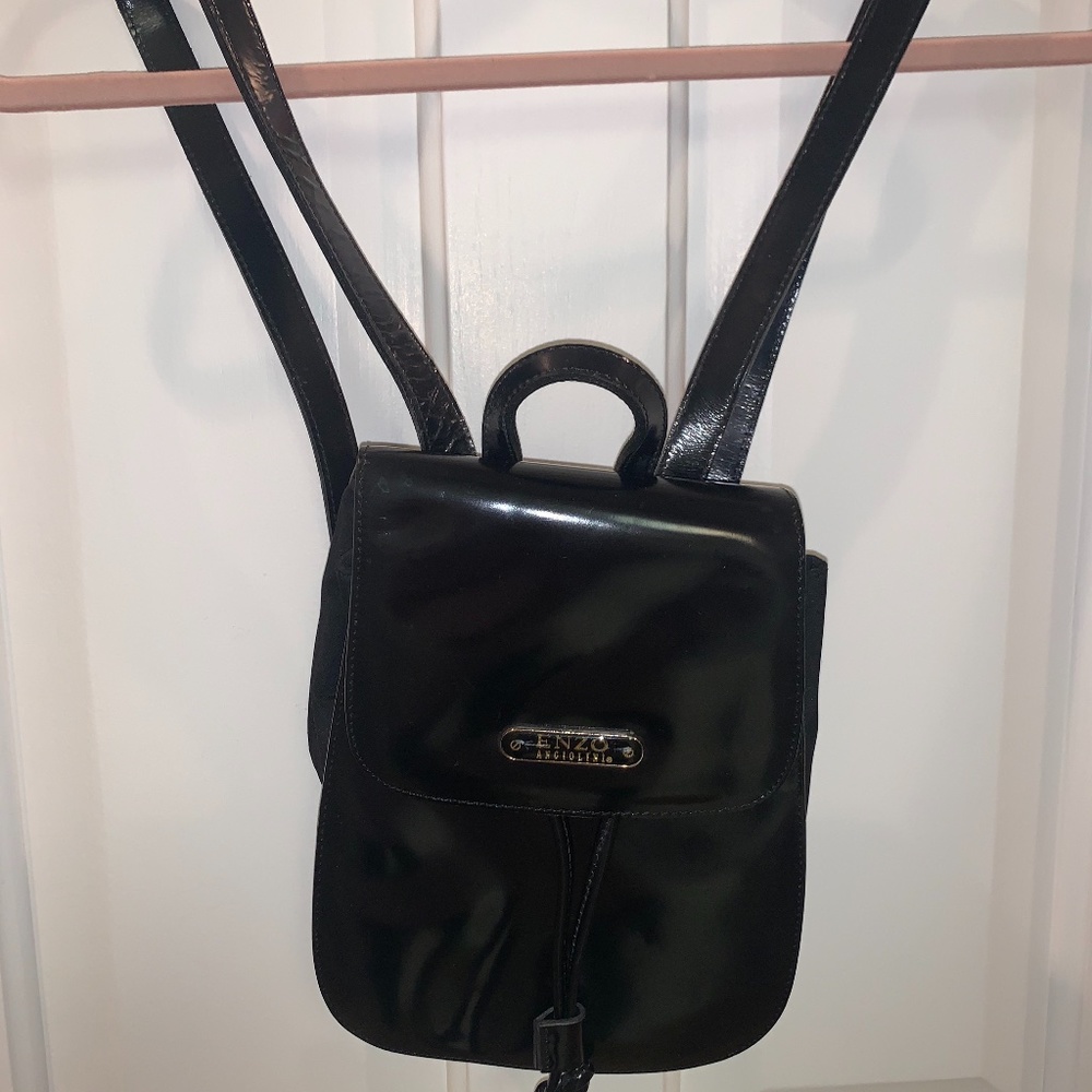 Enzo Angiolini Italian Leather Mini Backpack